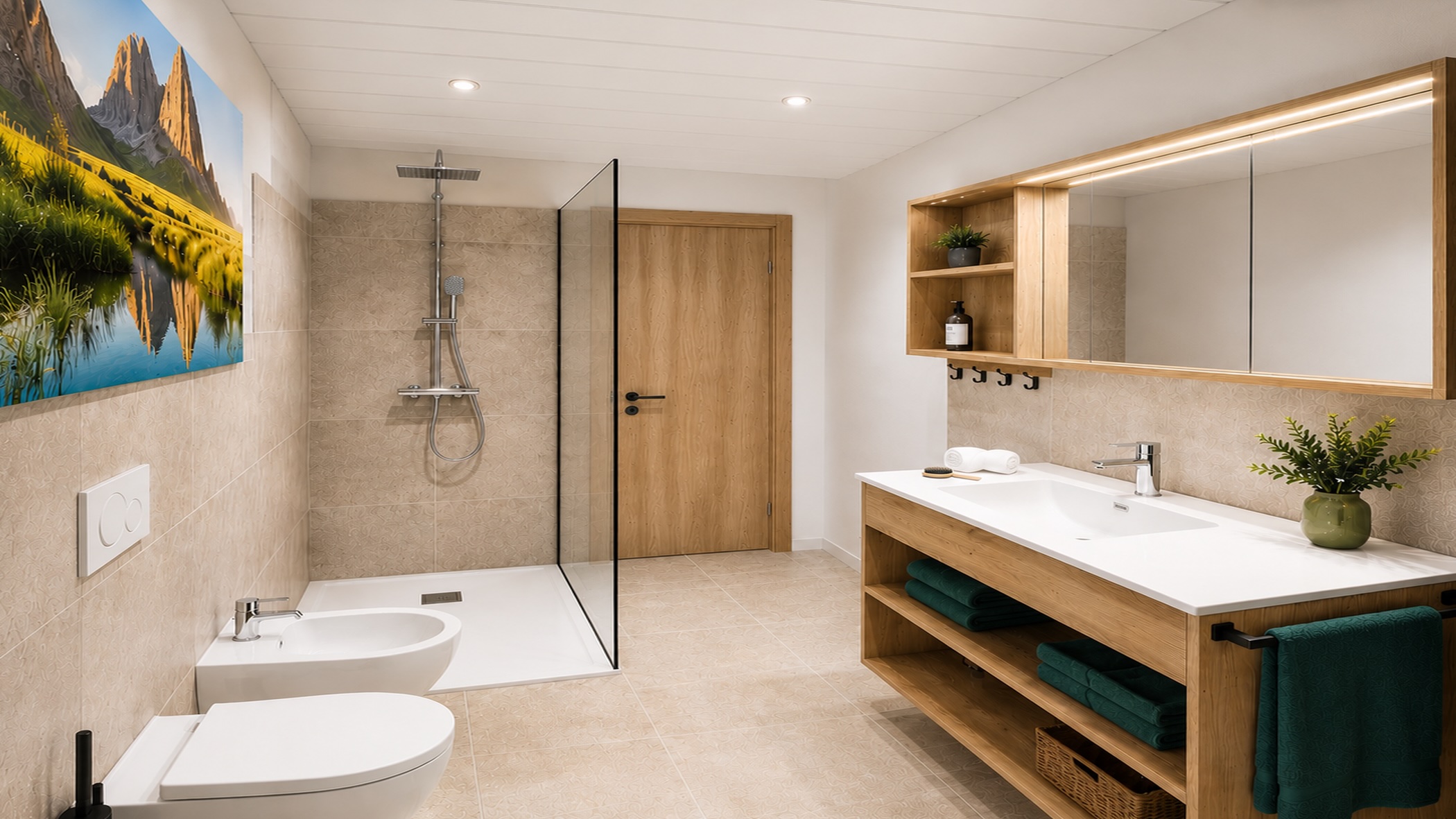 Bad Rendering Appartment Cima & Meridiana