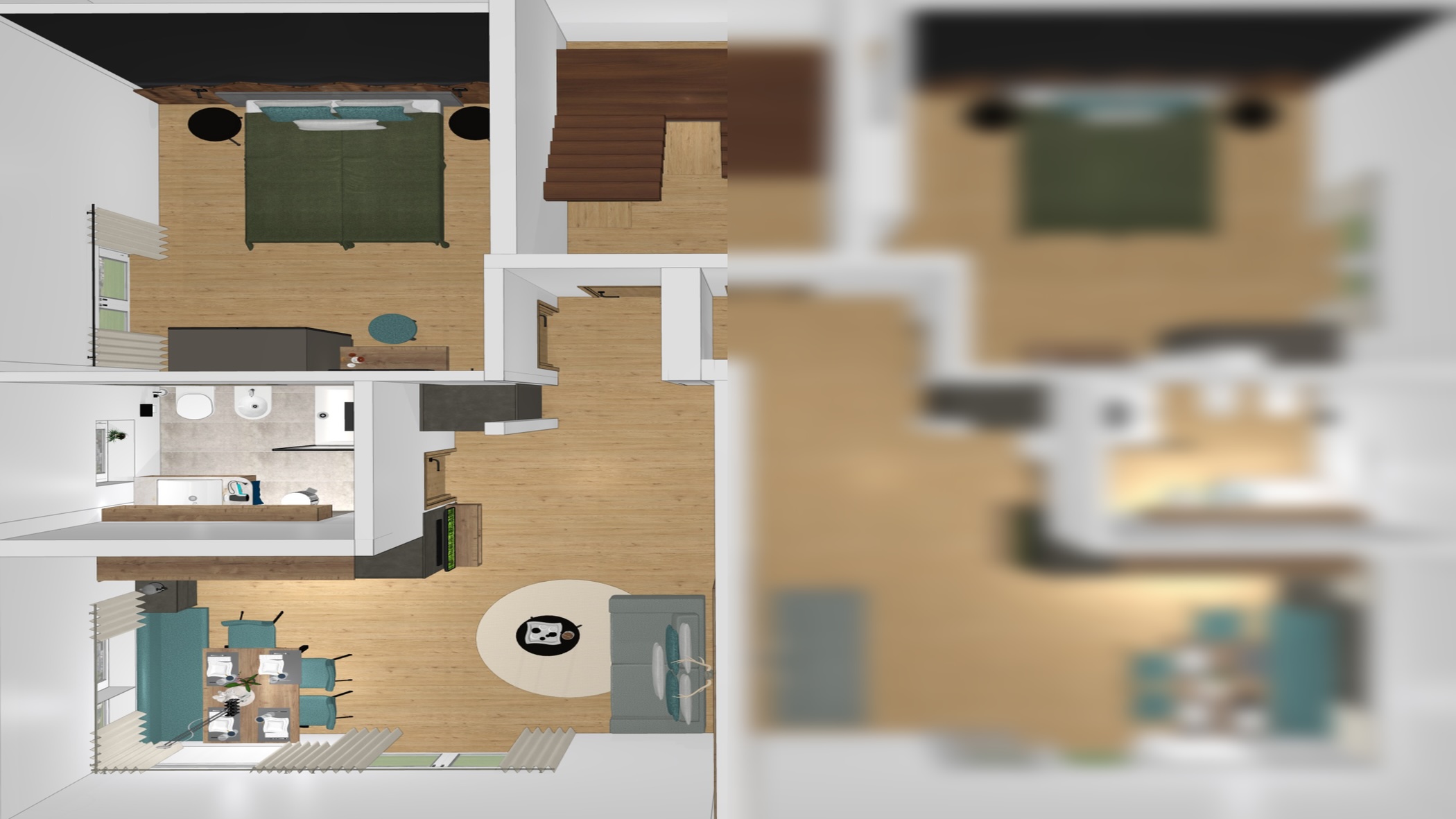 Grundriss Appartment Cima