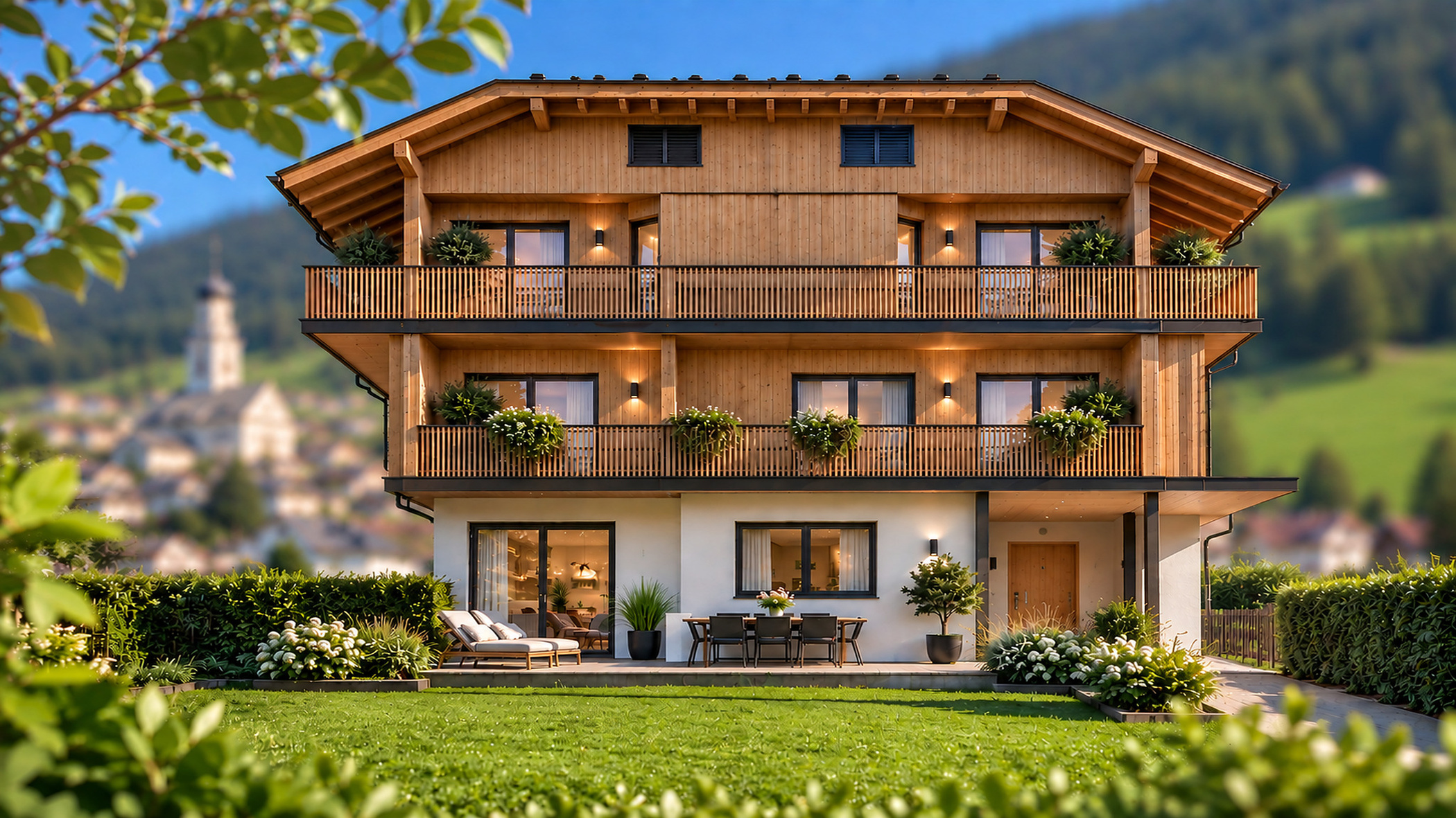 Haus Villa Erika Sommer Rendering